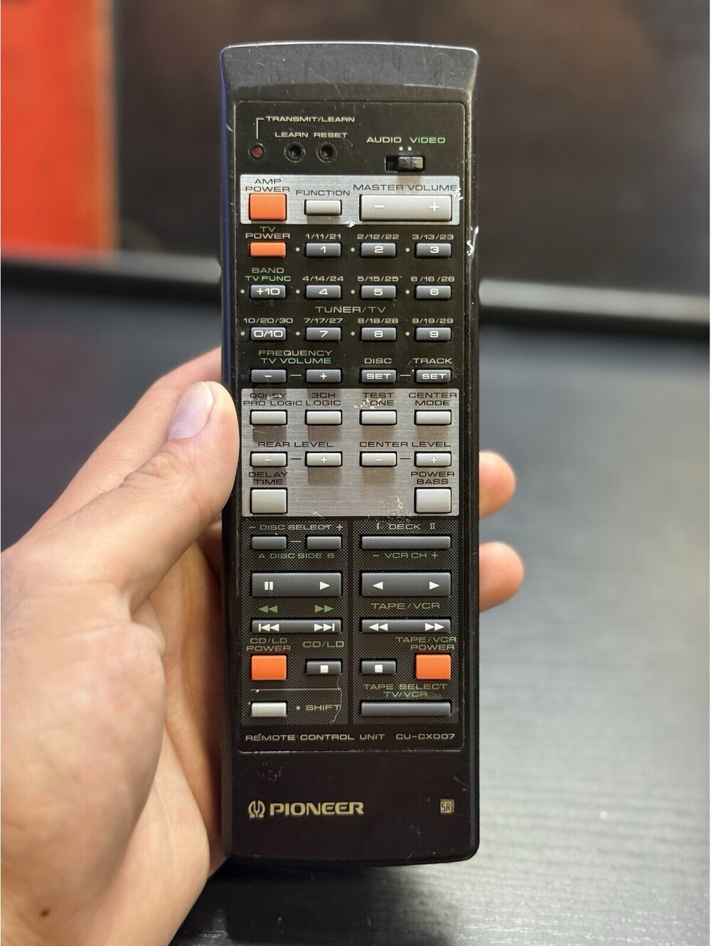 Vintage Pioneer CU-CX007 OEM Remote Control CX-770S AXD7023 Stereo Receiver